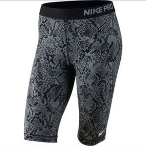 Nike Pro Cool Blue Snakeskin 11" Bike Shorts